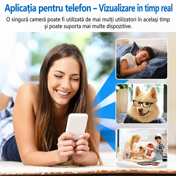 Mini Cameră de Securitate Fără Fir