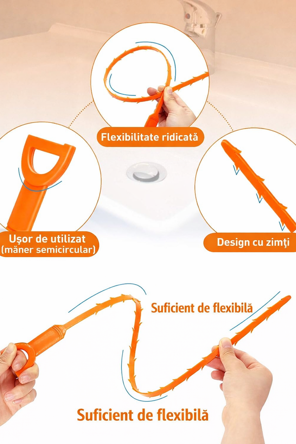 Unealtă  Curățare Scurgeri