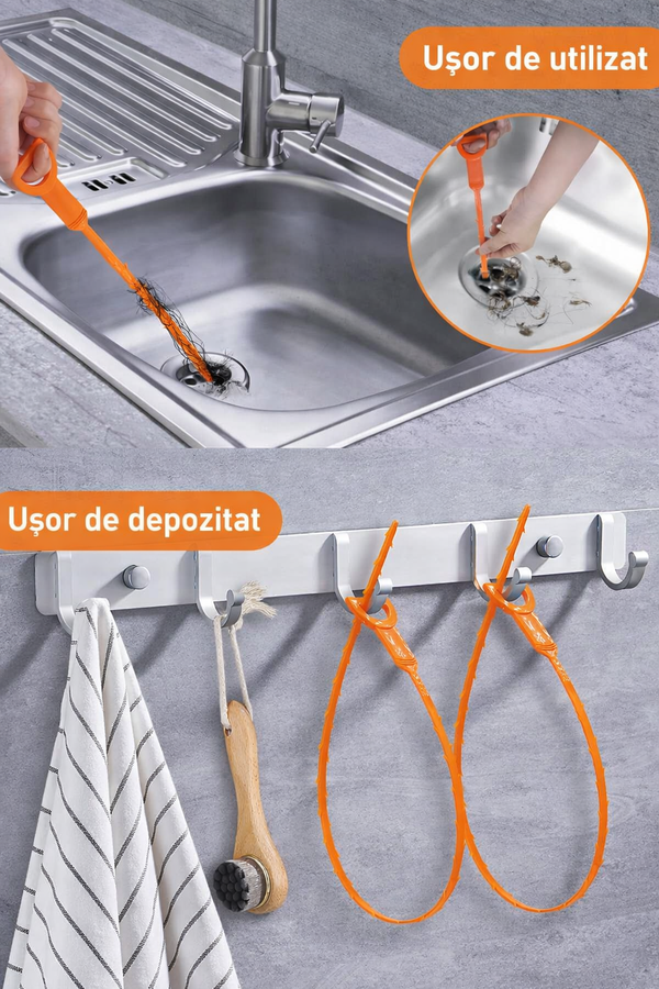 Unealtă  Curățare Scurgeri